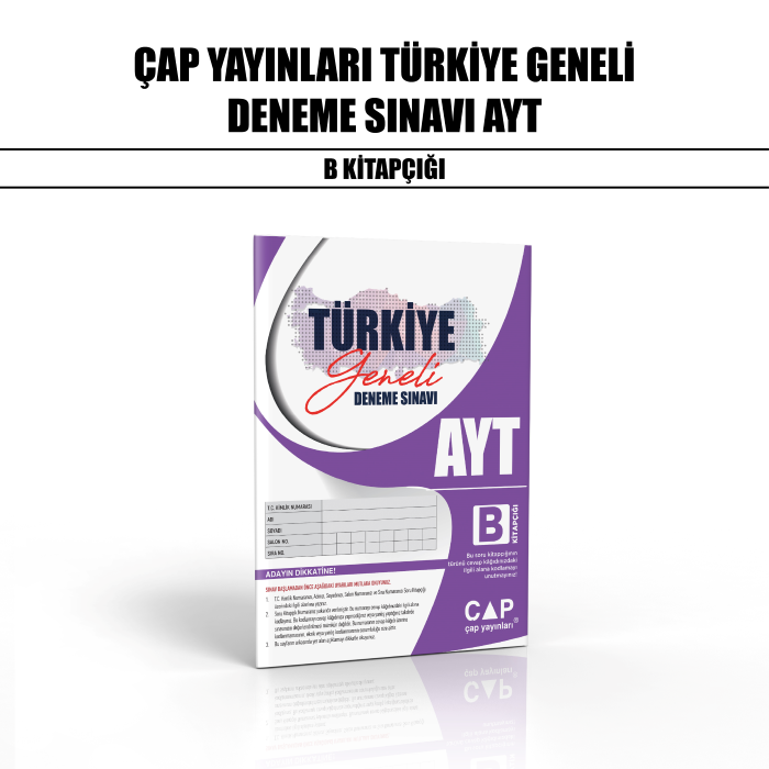 ÇAP YKS AYT TÜRKİYE GENELİ SNV 2-B - 2024-25